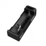 Cargador de baterías XTAR SC1 de una ranura USB-C para celdas Li-Ion 18650, 1 ranura, negro