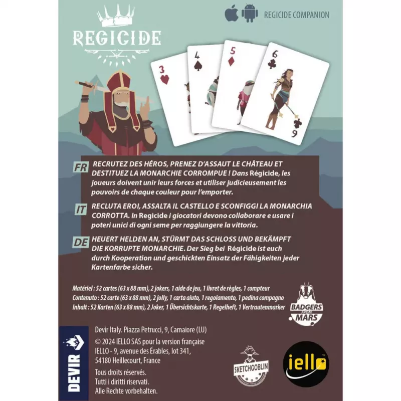 Regicide, juego de cartas