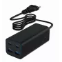 Gembird TA-UC-2A2C-PD100-01-BK Cargador para dispositivos móviles portátil, smartphone Negro AC carga rápida interior