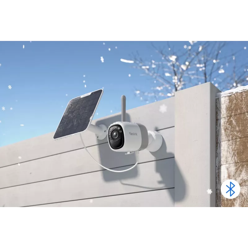 Cámara exterior tipo bala Reolink Altas-Serie G650 con Panel solar 3 – 4 MP, 4 mm, IP66, H.264/H.265, Micro SD hasta 512 GB