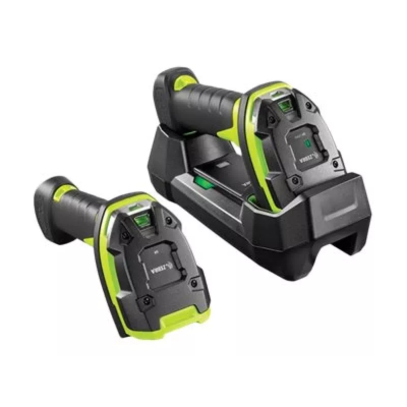 Lector de códigos de barras Zebra LI3678-SR de mano 1D negro, verde