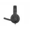 Auriculares con cable binaurales NATEC Rhea con micrófono de diadema, conectores de 3,5 mm, cable de 2,2 m, impedancia de 32 Ω