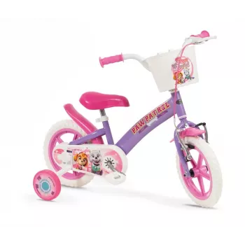 Bicicleta infantil 12 Paw Patrol lila 1180 niña TOIMSA