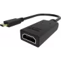 VISION Adaptador de vídeo conector macho USB-C a conector hembra HDMI, 4K60Hz (3840×2160), negro