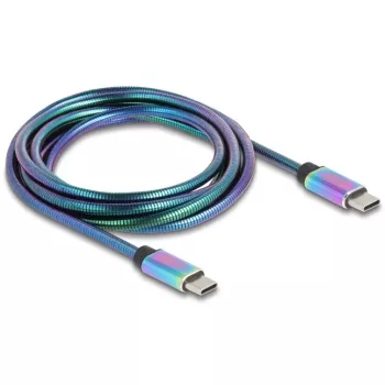 Cable USB DeLOCK USB 2.0 2m USB C Multicolor 81116