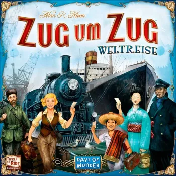 Aventureros al tren: Vuelta al mundo, Juego de mesa