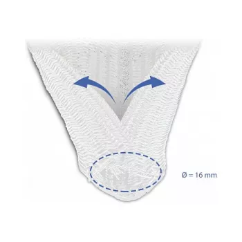 Funda trenzada DeLOCK 20814 10 m x 16 mm blanca