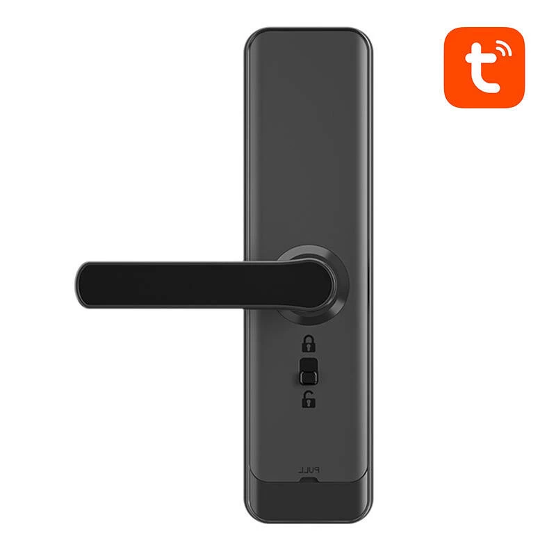 Cerradura de puerta inteligente Avatto SDL-A270-B WLAN digital, negra – acceso sin llave, acceso remoto