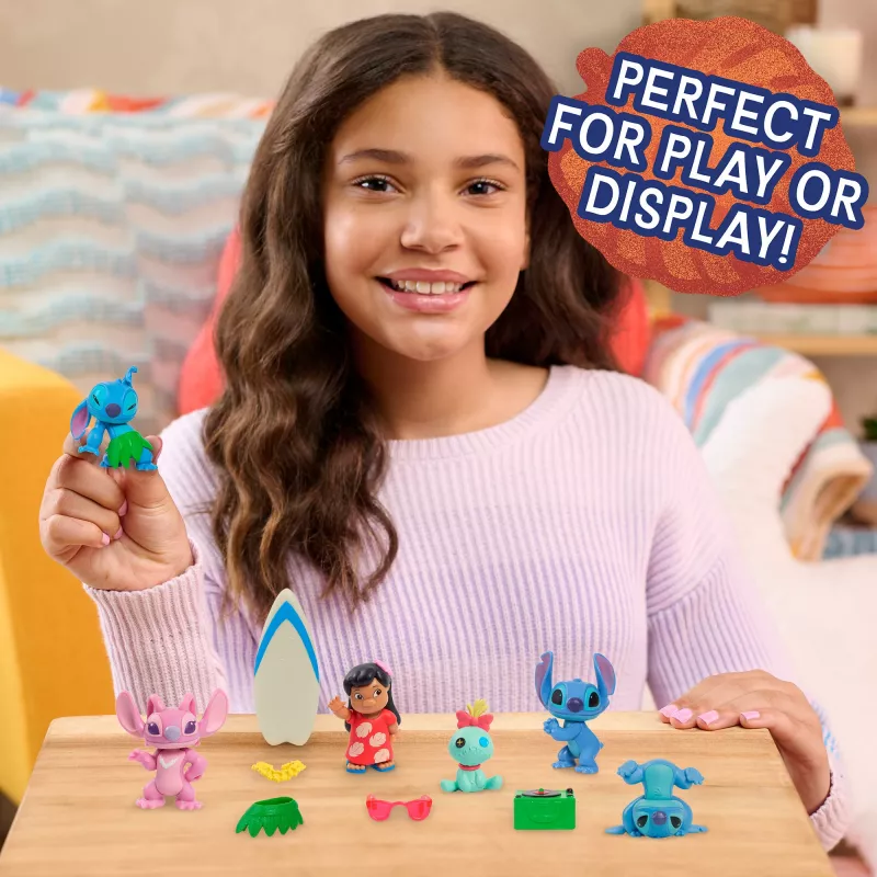 Disney Stitch set de figuras coleccionables, figura de juguete