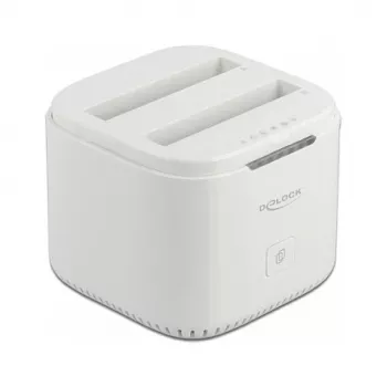 Estación de acoplamiento DeLOCK USB Type-C™ 3.2 para 2 x discos duros/SSD SATA de 2,5