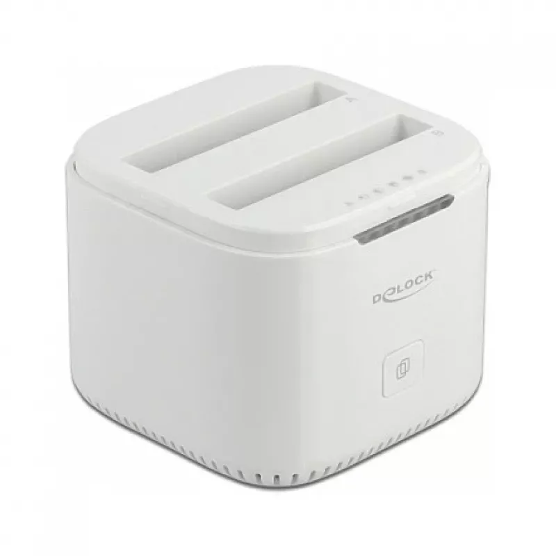 Estación de acoplamiento DeLOCK USB Type-C™ 3.2 para 2 x discos duros/SSD SATA de 2,5 inch