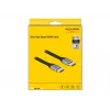 Delock - Cable HDMI Ultra High Speed - HDMI macho a HDMI macho - 50 cm - Triple aislamiento - Gris - Contactos con baño de oro, compatible con 8K 6