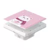 Cubierta decorativa Sonoff T5-1C-86-cartoon para interruptor táctil — marco simple 86x86 mm embellecedor