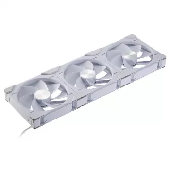 Ventilador de caja Phanteks D30-140 140 mm Blanco PWM pack de 3 — 140x30 mm, 250–1800 rpm, FDB