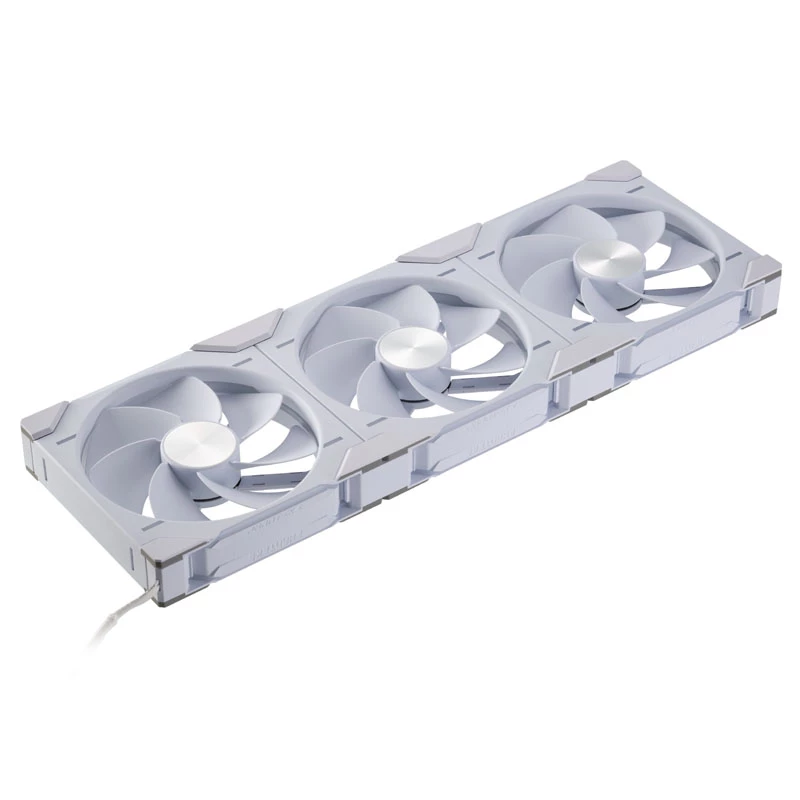 Ventilador de caja Phanteks D30-140 140 mm Blanco PWM pack de 3 — 140x30 mm, 250–1800 rpm, FDB