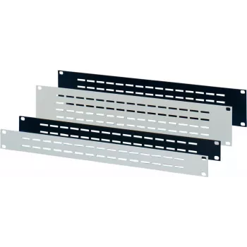Schroff 1HE panel frontal ventilado RAL7035 (30702056)
