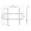 Soporte de pared para TV LogiLink BP0036 139,7 cm (55