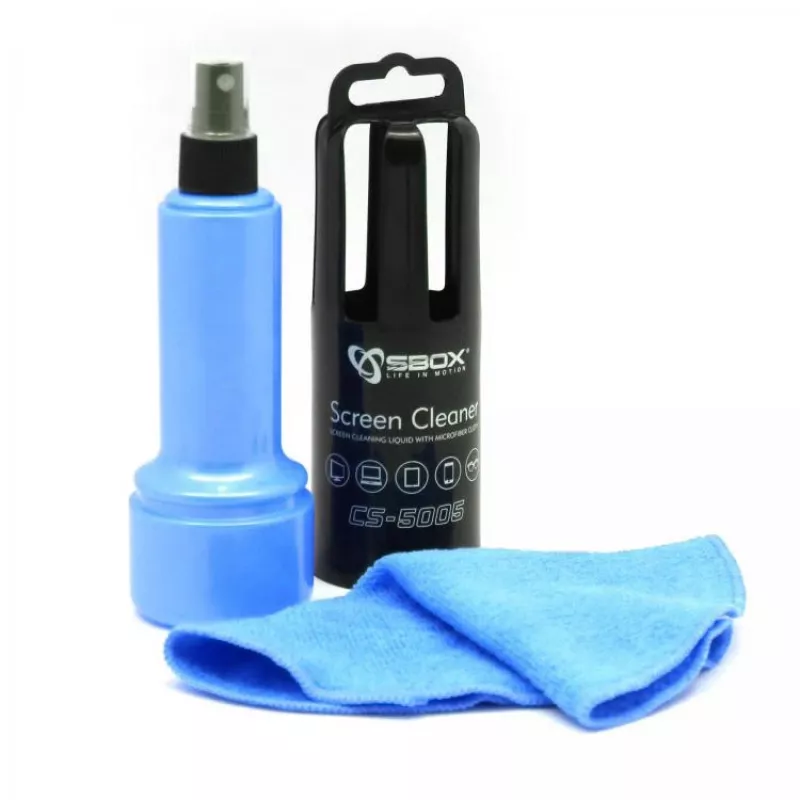 Sbox CS-5005B limpiador de pantallas 150ml azul