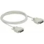 Cable serie DeLOCK 85977 beige 3 m Sub-D15