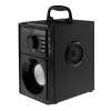Altavoz portátil MEDIA-TECH MT3179, 20 W (RMS 15 W), Bluetooth 5.1, FM, MicroSD, USB, AUX, Li-Ion, 6 h, carcasa de madera