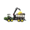 Bruder John Deere 1210E Forwarder con pinza