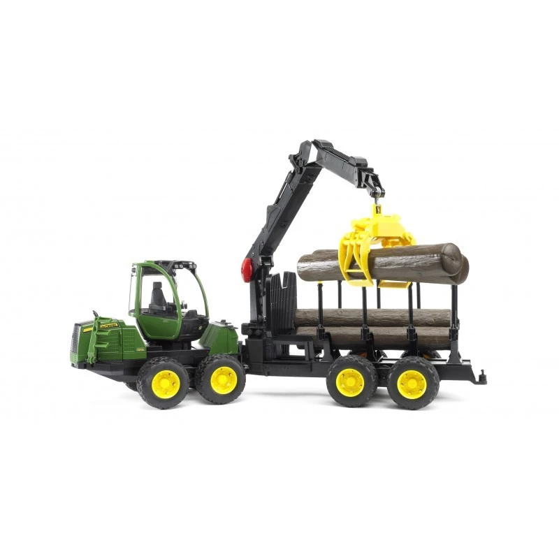 Bruder John Deere 1210E Forwarder con pinza