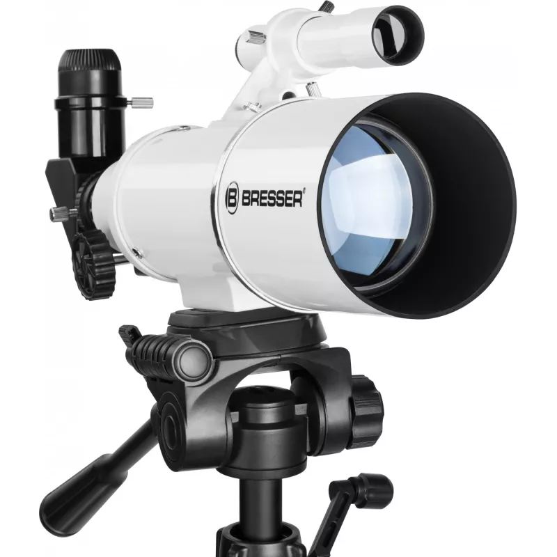 Bresser Optics CLASSIC 70/350 refractor 140x negro, blanco
