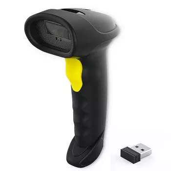 Lector de códigos de barras QOLTEC 50880 1D/2D USB — Lector de mano con interfaz USB