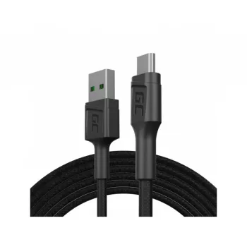 Cable USB 2.0 Green Cell KABGC20 — USB A a Micro-USB B, 1,2 m, negro
