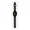 Correa para reloj Nomad Tempo Band negra goma, 18 mm de ancho, compatible con muñecas de 135–175 mm