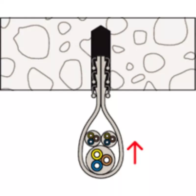 Abrazadera para cables Fischer 58155