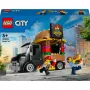 LEGO City Furgoneta de hamburguesas, camión de comida, juguete para niños y niñas a partir de 5 años, vehículo de construcción, set de cocina con minifigura de vendedor y accesorios