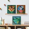 Set de pintura Ravensburger CreArt Do it together – cocodrilo (set de pintura conjunto para niños)