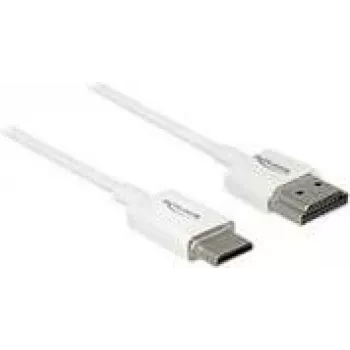 Cable HDMI DeLOCK 85140 0,25 m Type-A a Type-C blanco