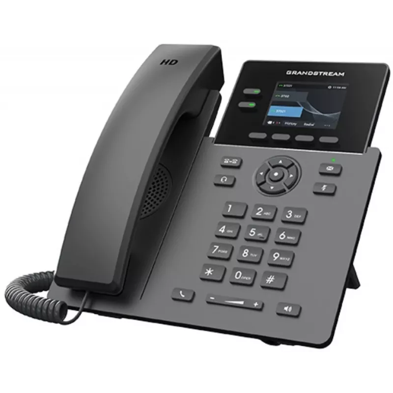Teléfono IP Grandstream GRP2610P con compatibilidad PoE Carrier‑Grade y audio HD