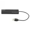 Hub USB Tellur Basic 4 puertos USB 2.0 — negro, 4 conectores USB-A