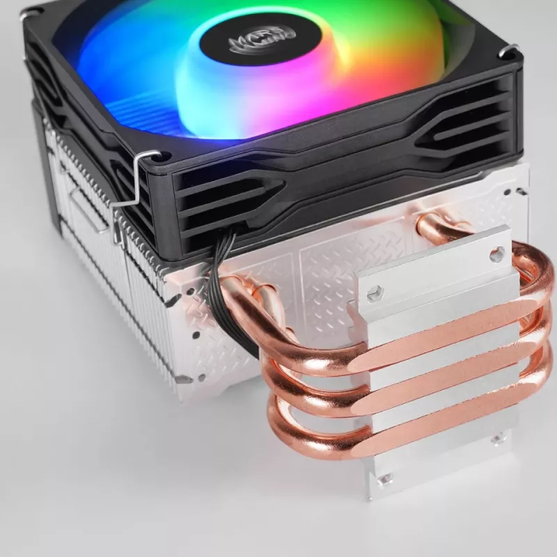 TACENS Mars Gaming MCPU-X3 90 PWM disipador de CPU, TDP de 190 W, negro