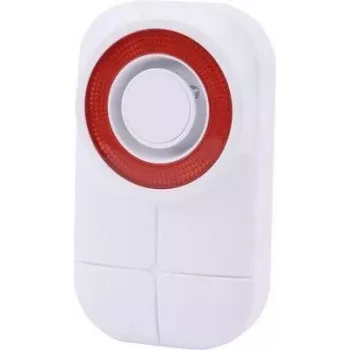 Sirena exterior inalámbrica Olympia 6109 Outdoor rojo blanco