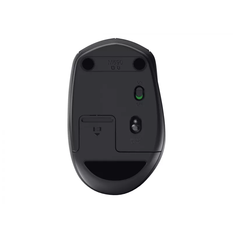 Logitech M590 Ratón para diestros RF Inalámbrico+Bluetooth Óptico 1000 DPI
