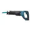 Makita DJR187Z sierra de sable a batería, 18 V Li-Ion, carrera de 32 mm, 2.300–3.000 carreras/min, sin batería, negro/azul