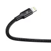 Cable USB Baseus Rapid 3 en 1 1,5 m USB-A USB-C/Micro USB-A/Lightning negro