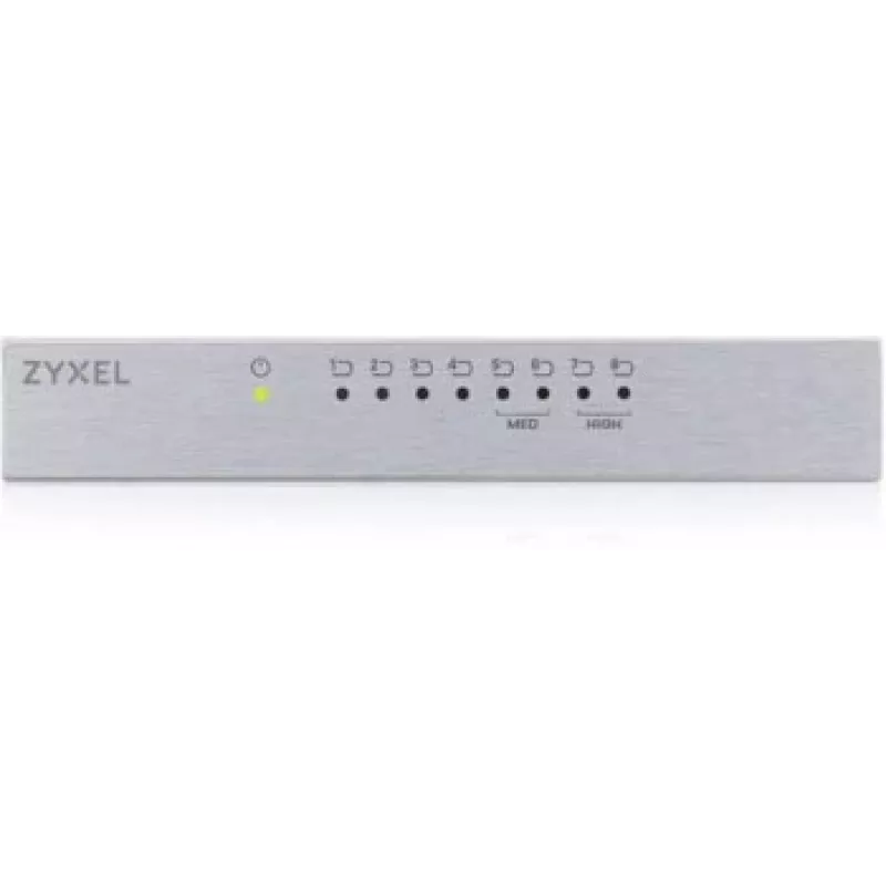 Zyxel GS-108B V3 no gestionado L2+ Gigabit Ethernet (10/100/1000) plateado