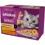 WHISKAS Mezcla deliciosa – Alimento húmedo para gatos – 12x85g