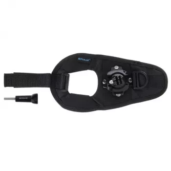 Soporte de muñeca Puluz para cámaras de acción con giro 360° — compatible con GoPro HERO 7/6/5/4/3/2, SJCAM, Xiaomi