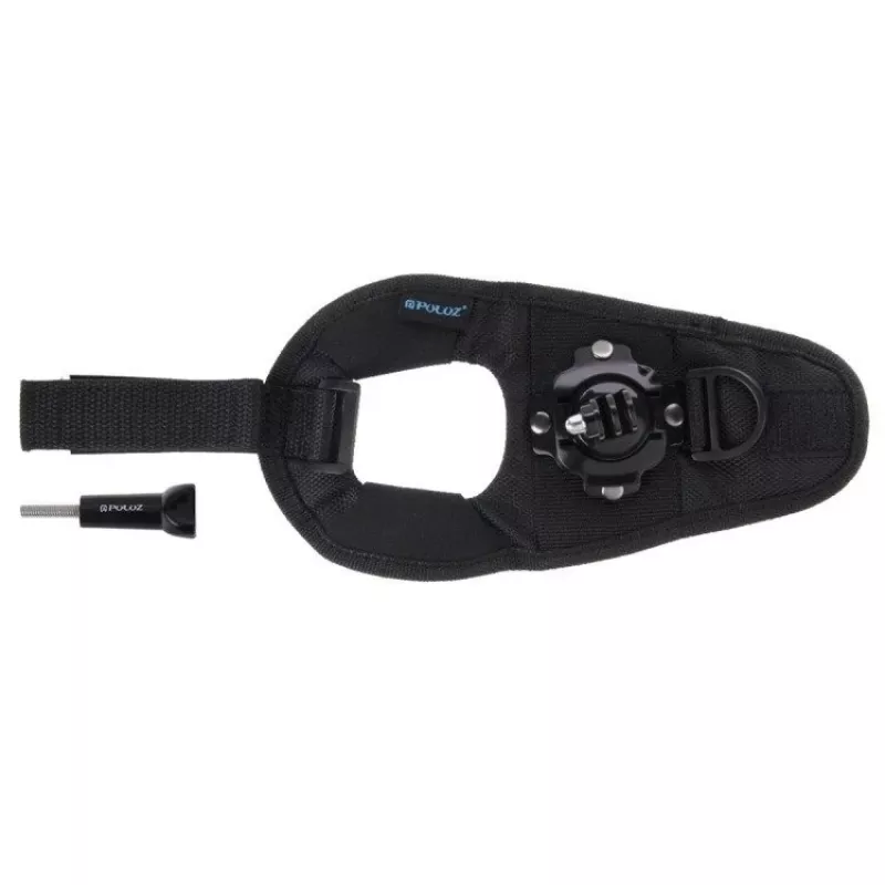 Soporte de muñeca Puluz para cámaras de acción con giro 360° — compatible con GoPro HERO 7/6/5/4/3/2, SJCAM, Xiaomi