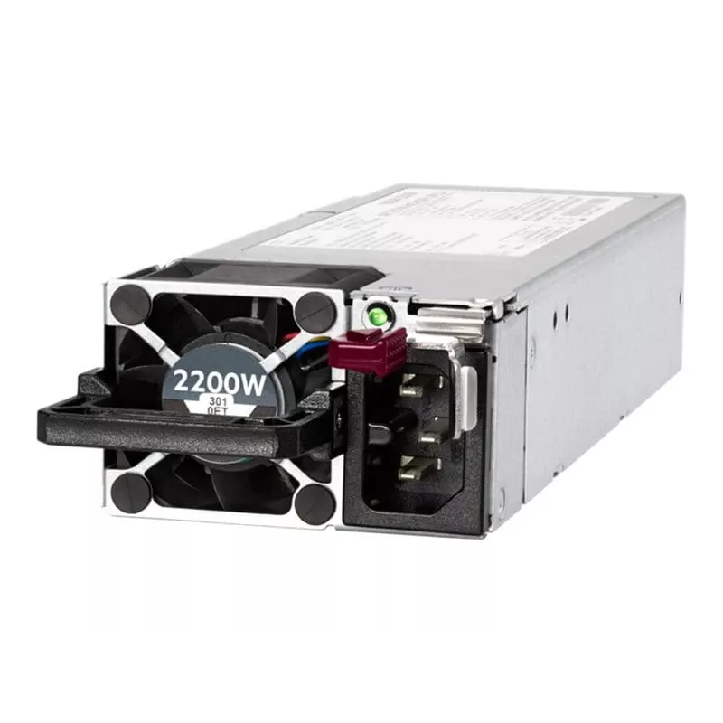 Hewlett Packard Enterprise HPE - fuente de alimentación hot-plug (módulo enchufable) - Flex Slot - 80 PLUS Titanium - AC 200/240 V (P44712-B21)