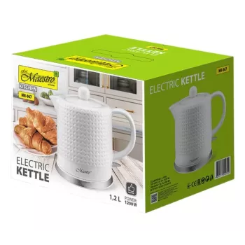 Hervidor de agua Feel-Maestro MR067 1,2 L 1200 W Blanco