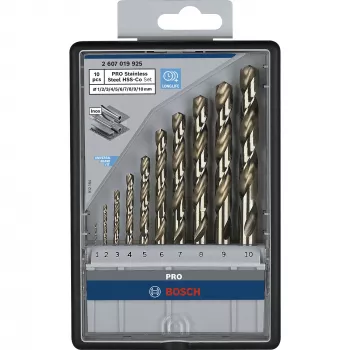Juego de brocas helicoidales HSS Bosch 2607019925