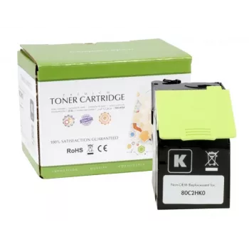 Compatible Static-Control Lexmark 802HK, negro, alto rendimiento, 4000 pág. (80C2HC0)