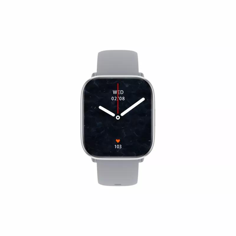 myPhone Watch Pastel smartwatch, AMOLED de 4,45 cm (1,75 pulgadas), 390 x 450 píxeles, Bluetooth 5.3, resistente al agua, gris plata